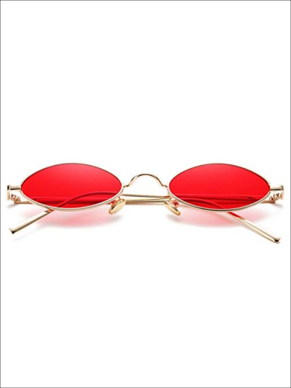 COASION Vintage Small Oval Retro UV400 Sunglasses Unisex Adults Full Frame